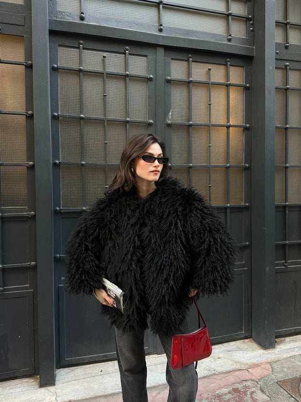 Luneviea Kadın Tibet Kumaş Mont