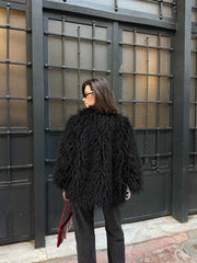 Luneviea Kadın Tibet Kumaş Mont