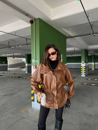 Luneviea Kadın Deri Ceket