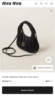 Mıu Mıu İthal Deri Kadın Çanta