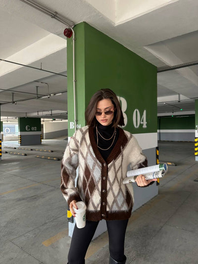 Luneviea Kadın Fırçalanmış Dokulu Hırka