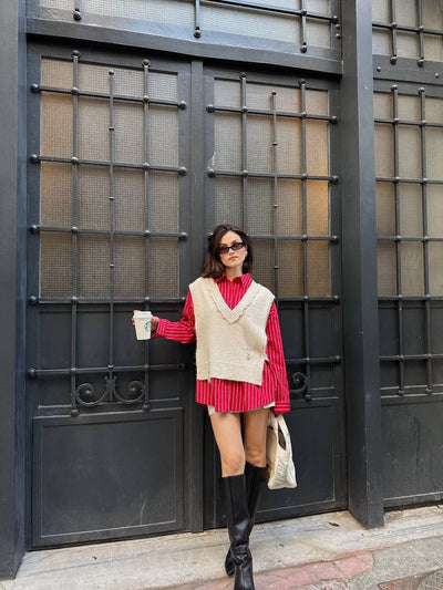 Luneviea Kadın Çizgili Gömlek