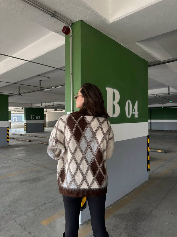 Luneviea Kadın Fırçalanmış Dokulu Hırka