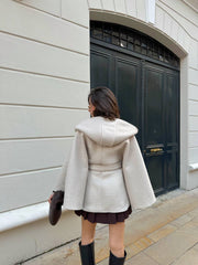 Luneviea Kadın Balbo Kumaş Panço