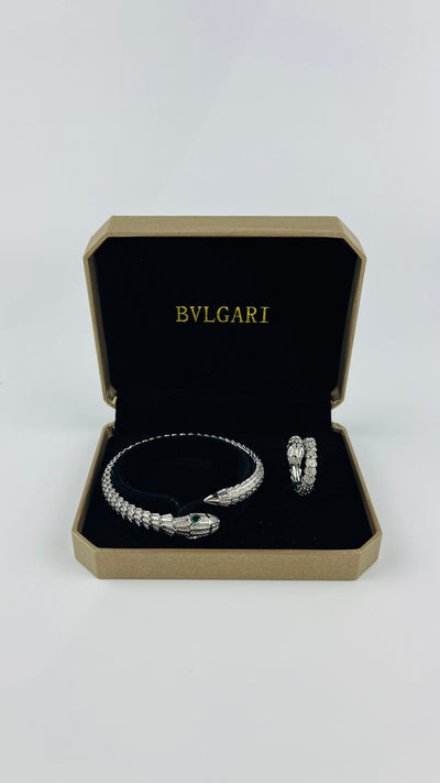 Bvlgarı Bileklik Yüzük Takımı