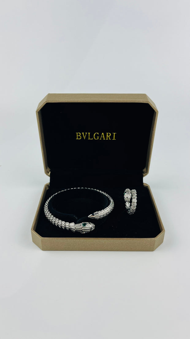 Bvlgarı Bileklik Yüzük Takımı