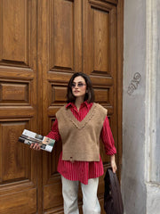 Luneviea Kadın Çizgili Gömlek