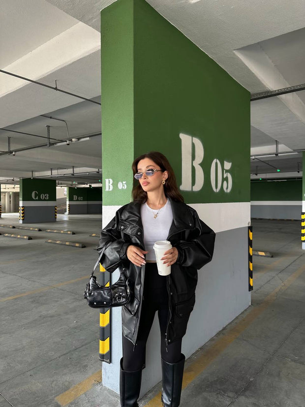 Luneviea Kadın Deri Ceket