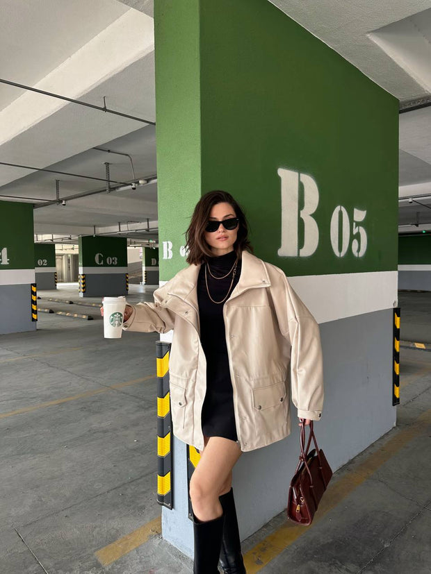 Luneviea Kadın Deri Ceket